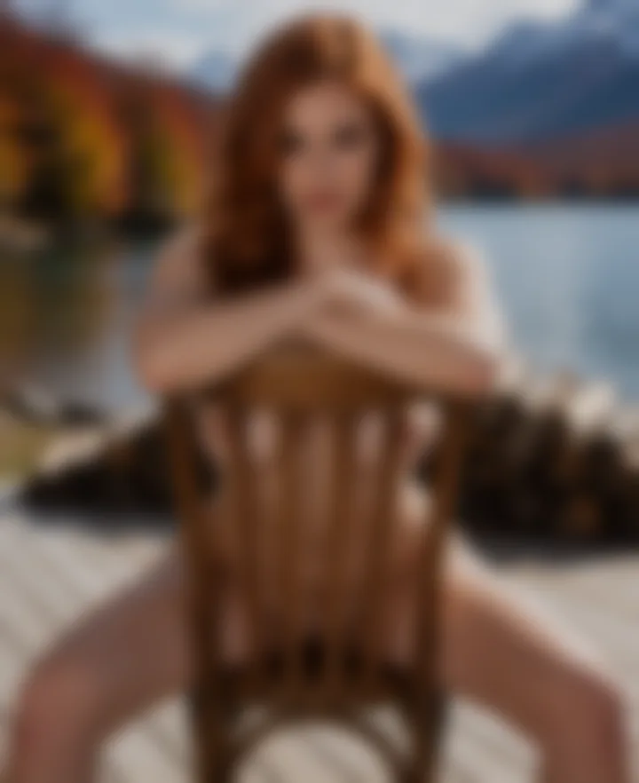 Abril, a private photo, blurred until unlocked